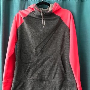 Nike grey and pink sweatshirt
